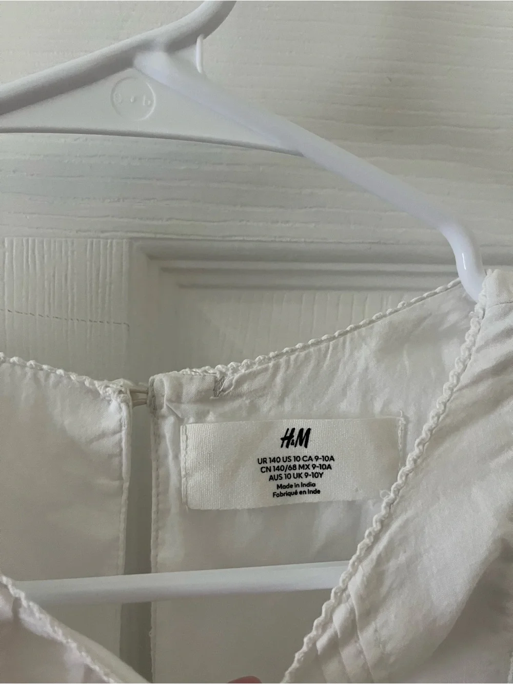 H&M White Ruffle Tiered Dress - Picture 6 of 6